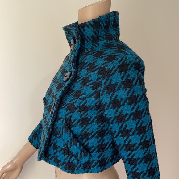 ZARA | TRF Cropped houndstooth jacket - Picture 10 of 14